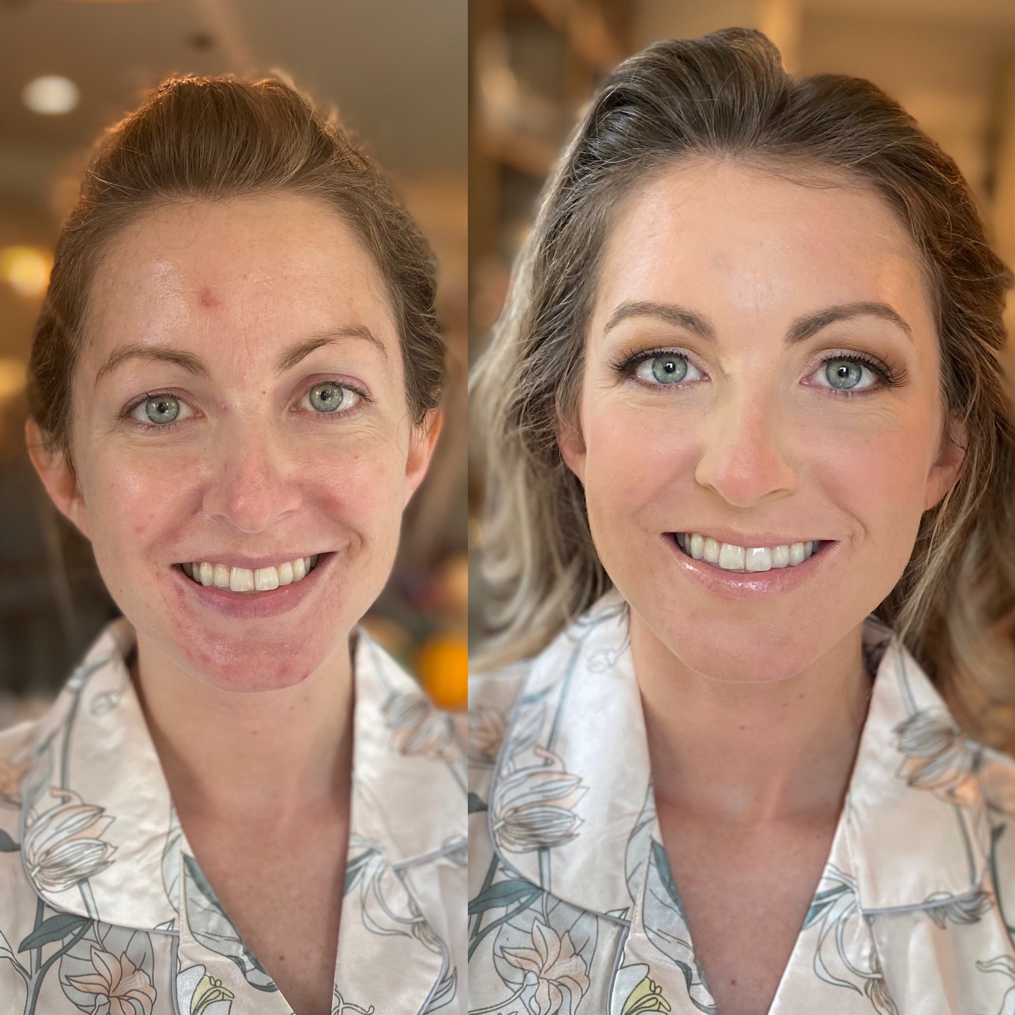 Before & after — Event makeup by Salon Kerry