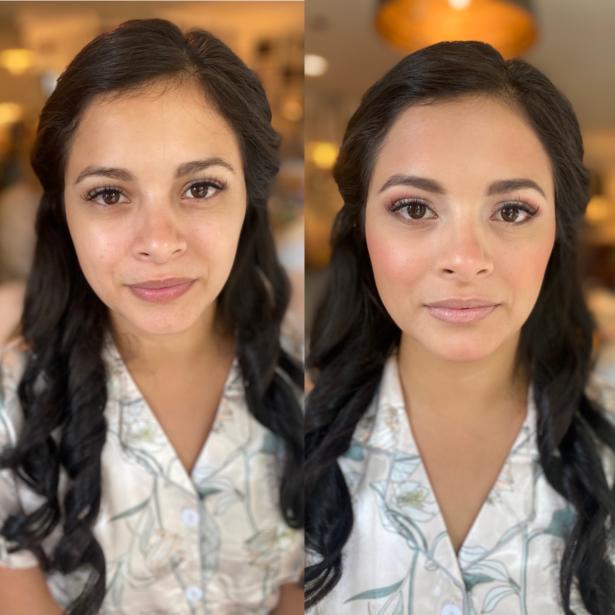 Before & after — Event makeup by Salon Kerry