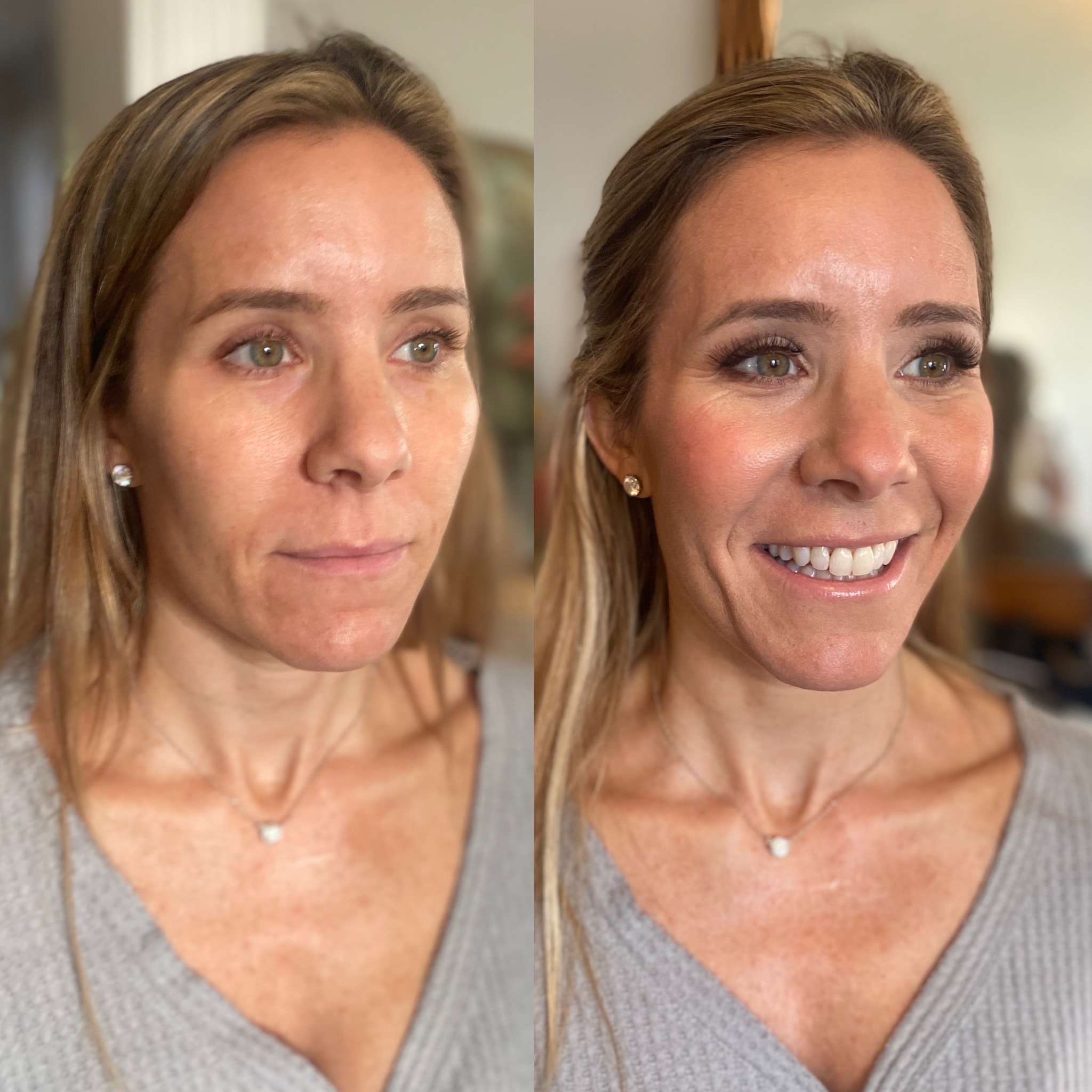 Before & after — Event makeup by Salon Kerry