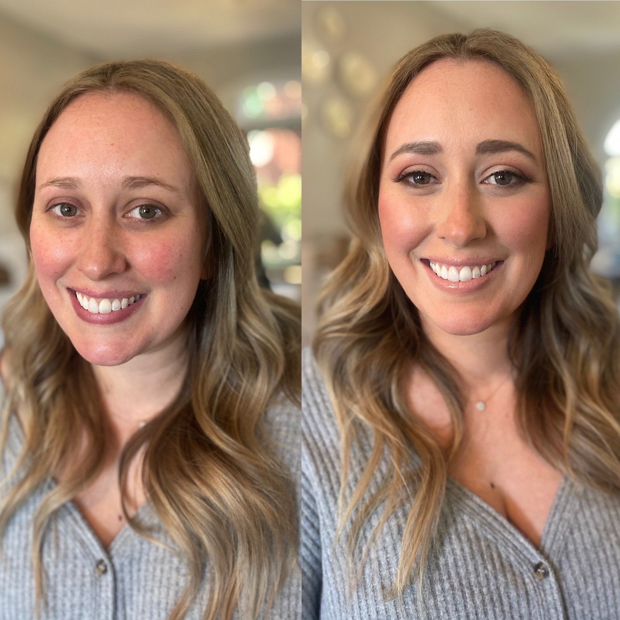Before & after — Event makeup by Salon Kerry